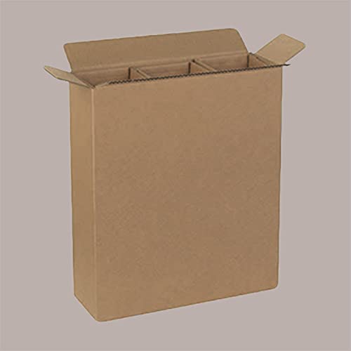 Lucgel Srl 5 Stück American Paper Box für 3 Flaschen Versandsicher von Lucgel