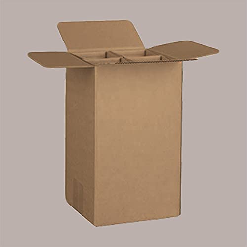 Lucgel Srl 5 Stück American Paper Box für 4 Flaschen Versandsicher von Lucgel