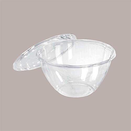 Lucgel Srl 50 Stk. Salatschüsselboden + Deckel aus biologisch abbaubarem PLA 950ml Transparent zum Mitnehmen Lucgel Srl 50 Stk. Salatschüsselboden + Deckel aus biologisch abbaubarem PLA 950ml Transparent zum Mitnehmen von Lucgel