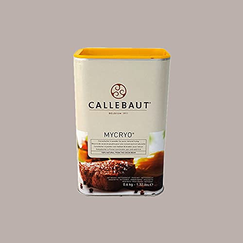 Lucgel Srl 600 gr reines Kakaobutter Mycryo Pulver 100% CALLEBAUT | für Schokolade | Pflanzenfett zum Braten und Grillen von Lucgel
