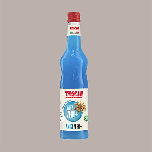 Lucgel Srl 740 gr TOSCHI ANICE ZERO + Kalorien Zuckerfreier Sirup für Gelato Granita Cocktail von Lucgel