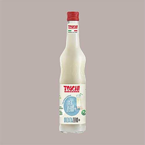 Lucgel Srl 740 gr ZERO CALORIE ORZATA Aromatisierter Sirup in TOSCHI Glasflasche für Eis Granita Aperitif von Lucgel