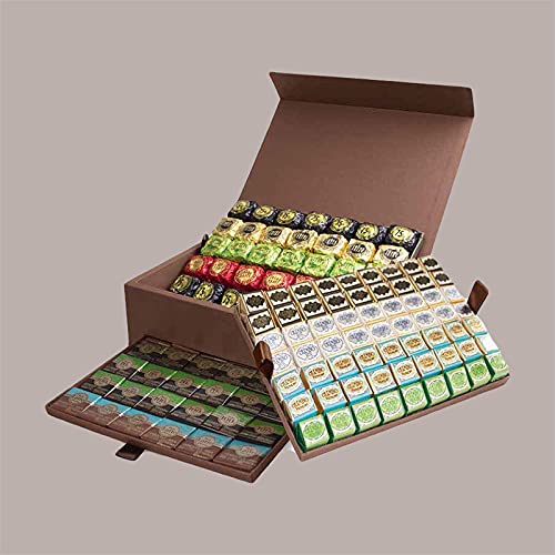 Lucgel Srl Luxus-Schatulle mit 3 Schubladen mit einer Auswahl an ikonischen VENCHI-Pralinen | Geschenkbox von Lucgel