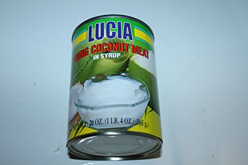 Lucia Junges Kokosfleisch in Sirup, 4 Stück, 565 g pro Dose Lucia Junges Kokosfleisch in Sirup, 4 Stück, 565 g pro Dose von Lucia