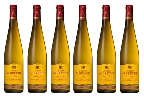 6x 0,75l - 2022er - Lucien Albrecht - Réserve - Gewürztraminer - Alsace A.O.P - Elsass - Frankreich - Weißwein trocken von Lucien Albrecht