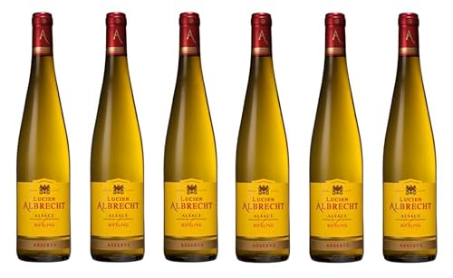 6x 0,75l - 2022er - Lucien Albrecht - Réserve - Riesling - Alsace A.O.P - Elsass - Frankreich - Weißwein trocken von Lucien Albrecht
