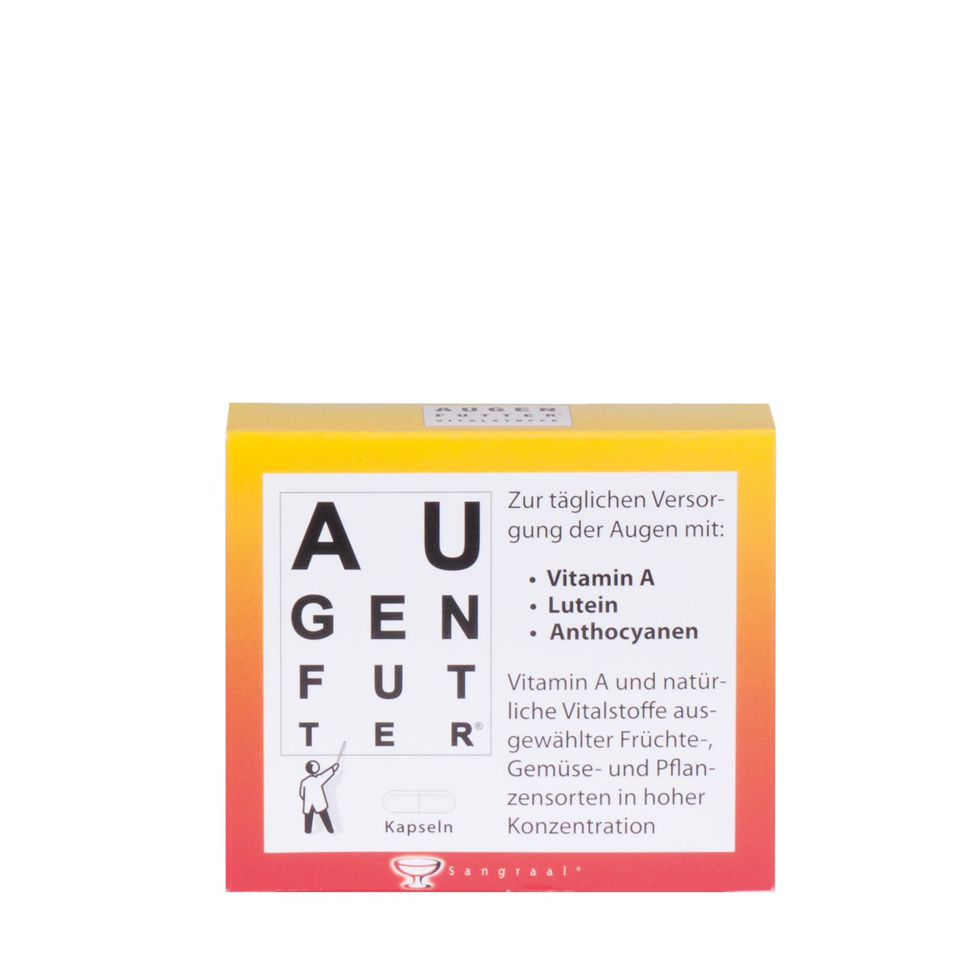 Augenfutter 20 Kapseln - Mit Vitamin A und hochwertigen Fruchtextrakten - vegan - Lucien Ortscheit Augenfutter 20 Kapseln - Mit Vitamin A und hochwertigen Fruchtextrakten - vegan - Lucien Ortscheit von Lucien Ortscheit