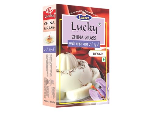 LUCKY Chinagras (Kesar) Nachtisch 100g [3 Stück] von Lucky