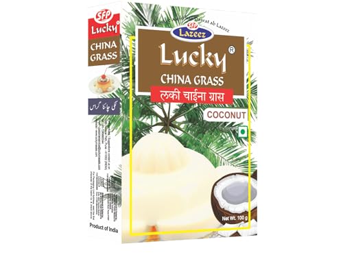 LUCKY Chinagras (Kokosnuss) Nachtisch 100g [2 Stück] von Lucky Masale