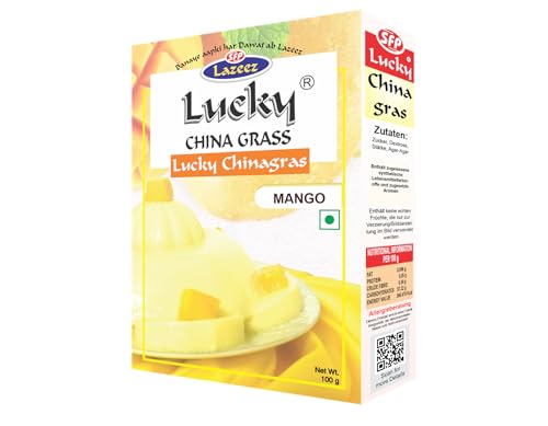 LUCKY Chinagras (Mango) Nachtisch 100g [2 Stück] von Lucky Masale
