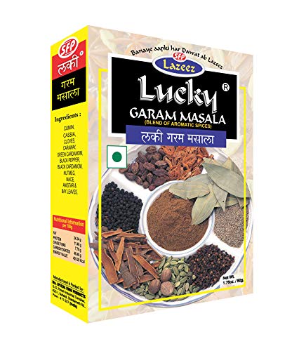 Lucky Indische Garam Masala/Gewürzmischung -50 g (5 Stück) von Lucky Masale