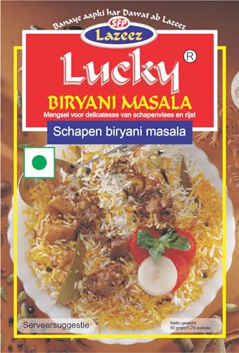 Lucky Masale Hammelfleisch Biryani Gewürzmischung von Lucky Masale