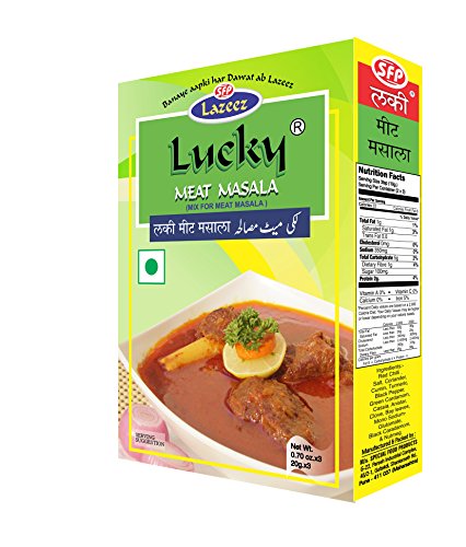 Lucky Masale Fleisch Masala 2.1 oz. Pack of 5 von Lucky Masale