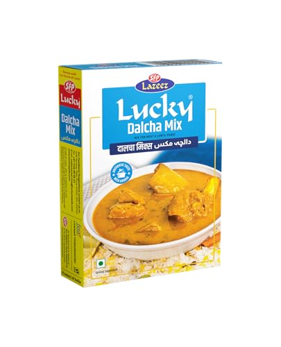 Lucky Masale Dalcha-Gewürz mix/dal gosht Masala [Packung mit 5 Stück] von Lucky