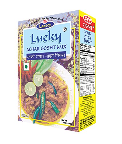 Lucky Achar Gosht/Hammel-Gewürzmischung 50g 3 Stück von Lucky