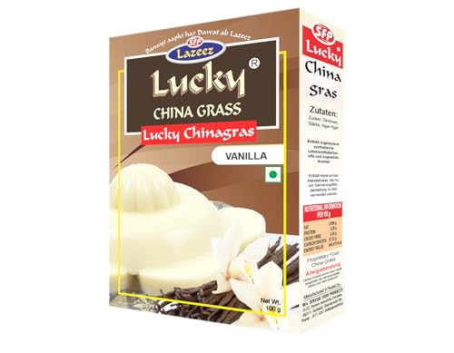 Lucky Chinagras (Vanillegeschmack) 100 g [3 Stück] von Lucky