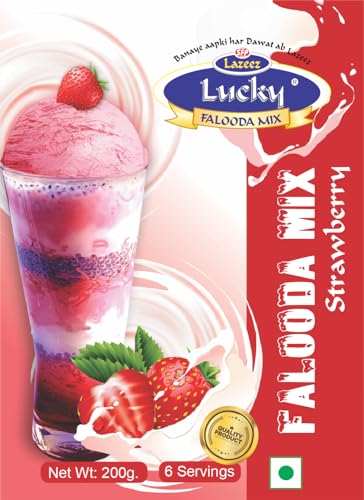 Lucky Falooda (Milchshake) Mix (Erdbeere) von Lucky