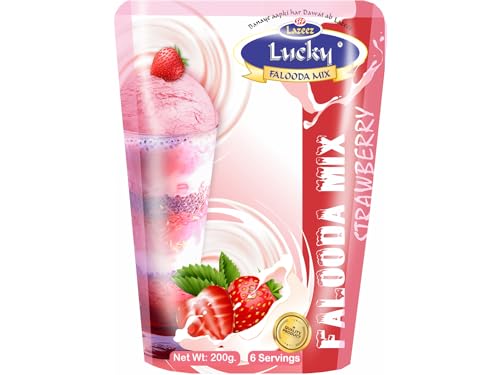 Lucky Falooda (Milchshake) Mix (Erdbeere) von Lucky