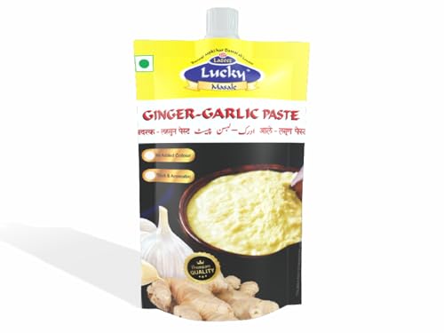 Lucky Ingwer-Knoblauchpaste, 200 g, 3 Beutel von Lucky