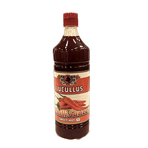 Lucullus Chilli Sauce Sweet Hot 1000ml Flasche (Süß-Scharfe Chili Sauce) von Lucullus
