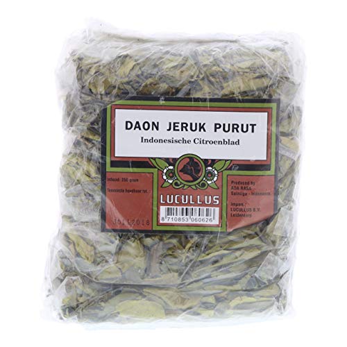 Lucullus Daon Jeruk Purut Indonesisches Zitronenblatt - Beutel 250 Gramm von Lucullus