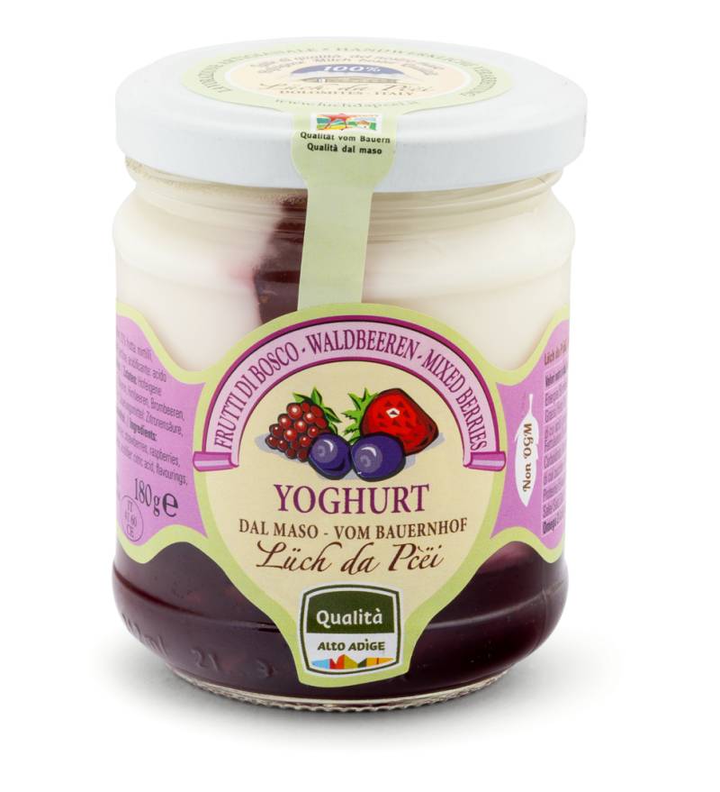 Joghurt mit Waldbeeren Alta Badia von Lüch da Pcëi