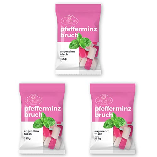Pfefferminze Bruch 3er-Set (3 x 155g) Pfefferminze Bruch 3er-Set (3 x 155g) von Lühders Quality
