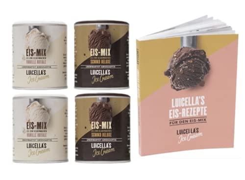 Luicella's Eispulver 4er + Rezeptbuch Geschenkset Luicella's Eispulver 4er + Rezeptbuch Geschenkset von Luicella's Ice Cream