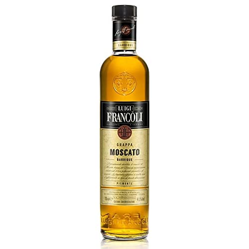 Francoli -" GRAPPA DEL PIEMONTE MOSCATO BARRIQUE" 41.5° 70 CL von LUIGI FRANCOLI