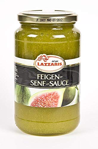 Lazzaris -Feigen-Senf-Sauce, nach Tessiner Art, 750g Lazzaris -Feigen-Senf-Sauce, nach Tessiner Art, 750g von Luigi Lazzaris & Figlio srl