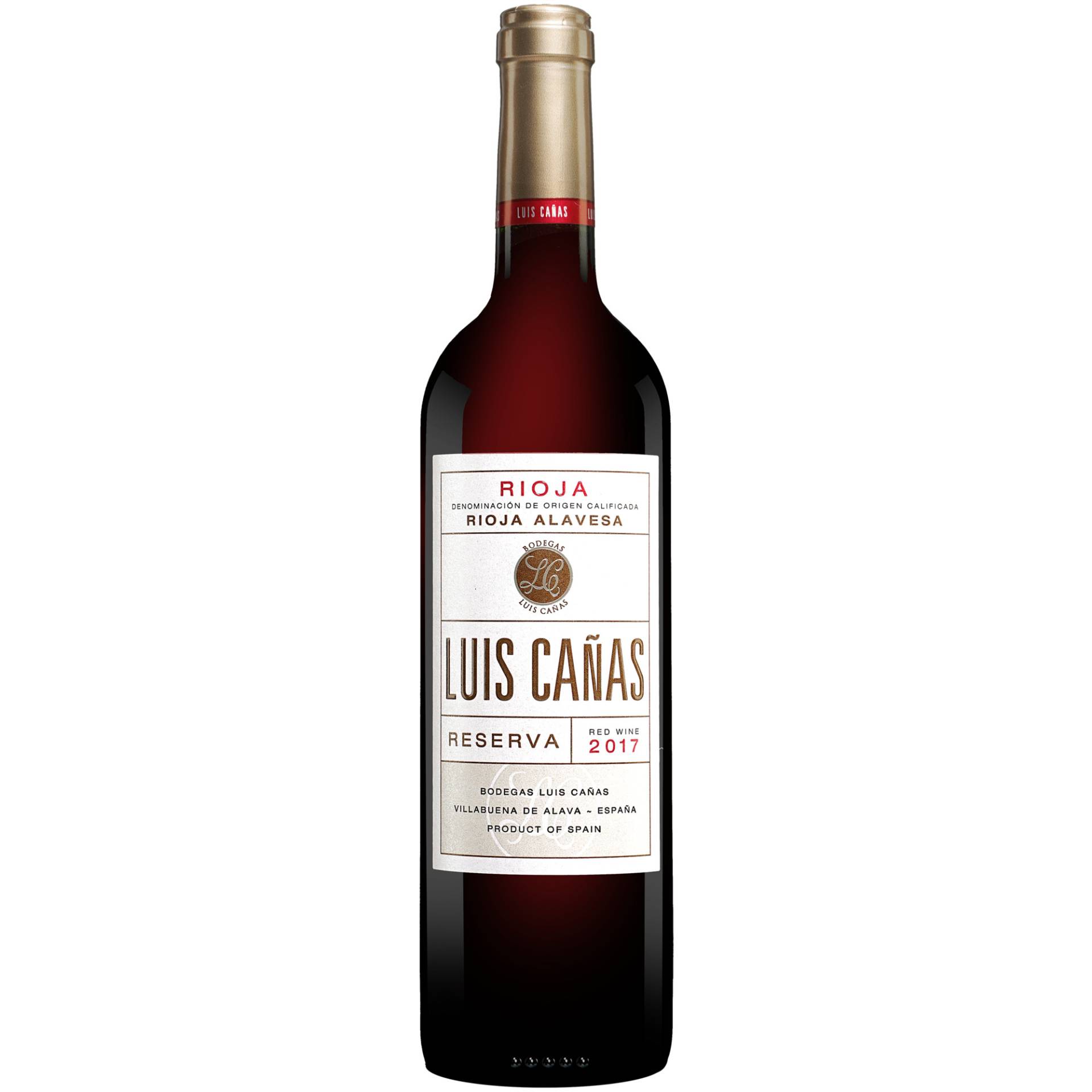 Luis Cañas Reserva 2017  0.75L 14.5% Vol. Rotwein Trocken aus Spanien von Luis Cañas