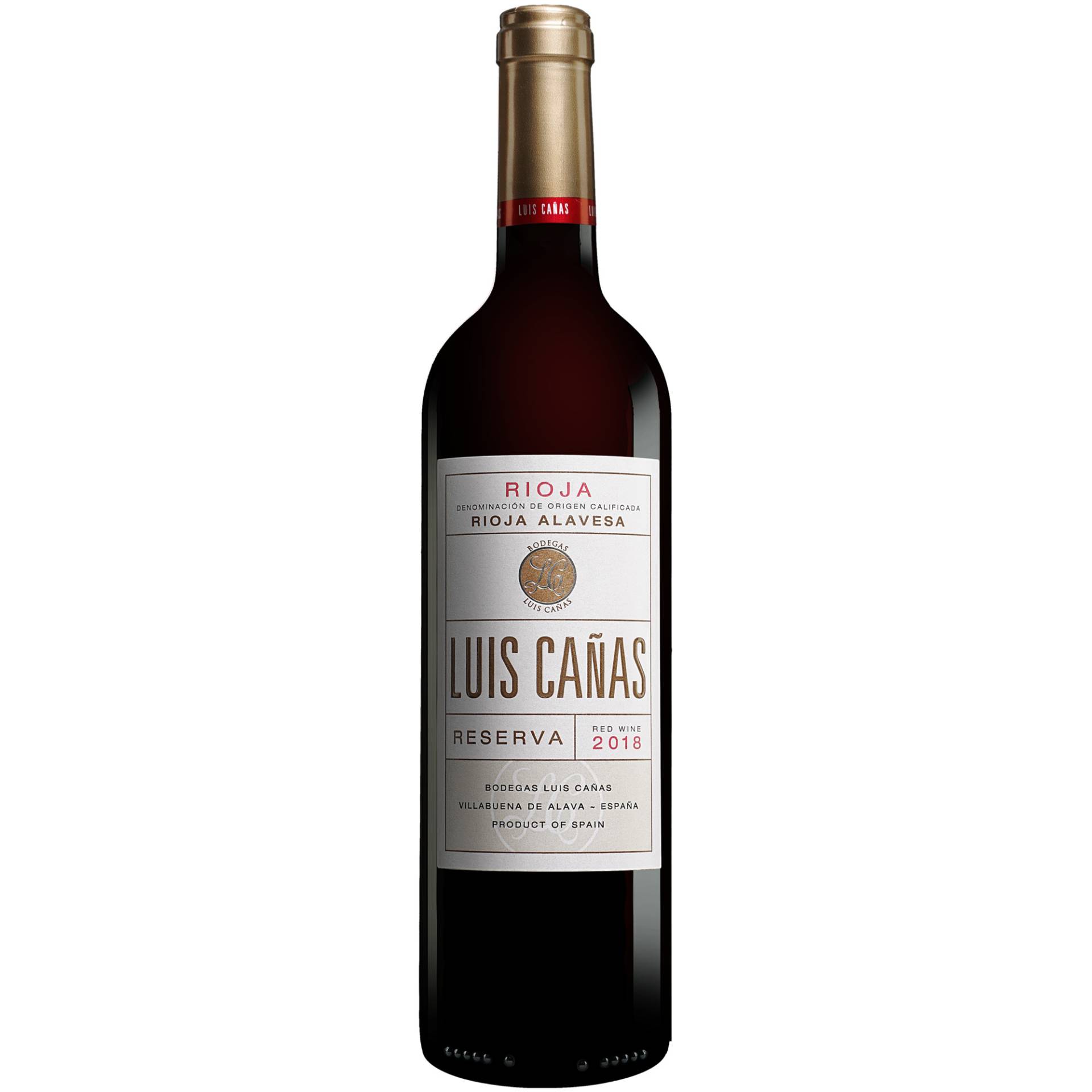 Luis Cañas Reserva 2018 0.75L 14.5% Vol. Rotwein Trocken aus Spanien Luis Cañas Reserva 2018 0.75L 14.5% Vol. Rotwein Trocken aus Spanien von Luis Cañas