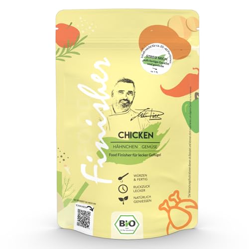 Bio Chicken Food Finisher | 80g Gewürzzubereitung im Standbodenbeutel | Für Hähnchen, Pute, Gemüse, Dips | by Luis Dias Bio Chicken Food Finisher | 80g Gewürzzubereitung im Standbodenbeutel | Für Hähnchen, Pute, Gemüse, Dips | by Luis Dias von Luis Dias