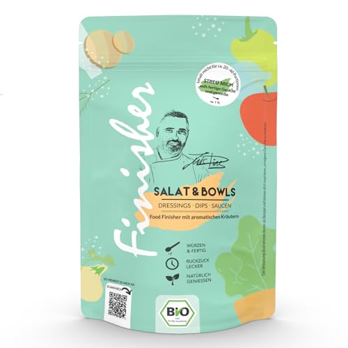 Bio Salat & Bowls Food Finisher | 80g Gewürzzubereitung im Standbodenbeutel | Für Salat, Bowls, Dressings, Dips, Saucen, Kräuterbutter | by Luis Dias Bio Salat & Bowls Food Finisher | 80g Gewürzzubereitung im Standbodenbeutel | Für Salat, Bowls, Dressings, Dips, Saucen, Kräuterbutter | by Luis Dias von Luis Dias