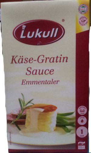 Lukull Käse Gratin Sauce (1 l Packung) von Lukull