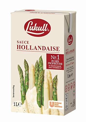 Lukull Sauce Hollandaise (zart, cremig und gelingsicher) 1er Pack (1 x 1 l) von Lukull