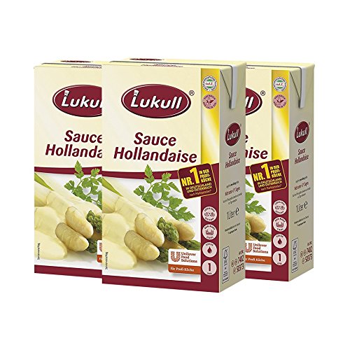 Lukull Sauce Hollandaise 1 L, 3er Pack von Lukull
