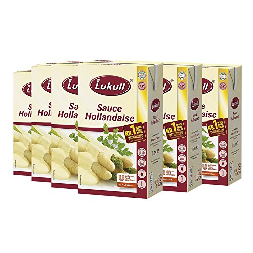 Lukull Sauce Hollandaise 1 L, 6er Pack von Lukull