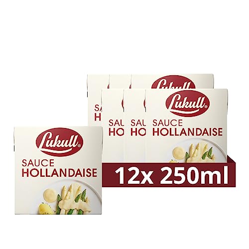 Lukull Sauce Lukull Hollandaise besonders cremige Sauce zu Spargel, Gemüse, Fleisch und Fisch, 250 ml tafelfertige Sauce 12 Stück Lukull Sauce Lukull Hollandaise besonders cremige Sauce zu Spargel, Gemüse, Fleisch und Fisch, 250 ml tafelfertige Sauce 12 Stück von Lukull