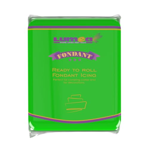 Lumea Rollfondant, 500g, für Torten & Kuchen, elastisch & reißfest, glutenfrei & laktosefrei, Vanillenote - Grün Lumea Rollfondant, 500g, für Torten & Kuchen, elastisch & reißfest, glutenfrei & laktosefrei, Vanillenote - Grün von Lumea