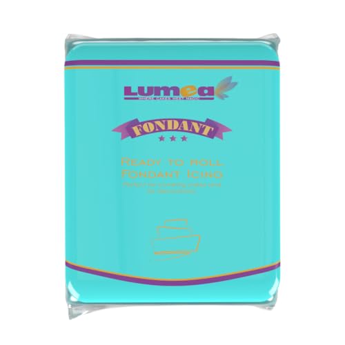 Lumea Rollfondant, 500g, für Torten & Kuchen, elastisch & reißfest, glutenfrei & laktosefrei, Vanillenote - Himmelblau Lumea Rollfondant, 500g, für Torten & Kuchen, elastisch & reißfest, glutenfrei & laktosefrei, Vanillenote - Himmelblau von Lumea