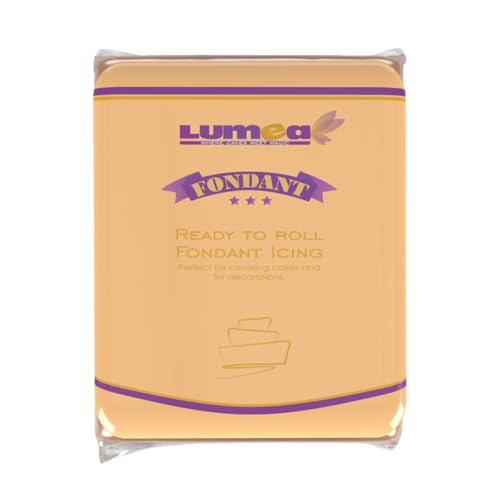 Lumea Rollfondant, 500g, für Torten & Kuchen, elastisch & reißfest, glutenfrei & laktosefrei, Vanillenote - Pfirsich Lumea Rollfondant, 500g, für Torten & Kuchen, elastisch & reißfest, glutenfrei & laktosefrei, Vanillenote - Pfirsich von Lumea