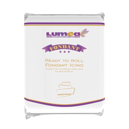 Lumea Rollfondant, 500g, für Torten & Kuchen, elastisch & reißfest, glutenfrei & laktosefrei, Vanillenote Lumea Rollfondant, 500g, für Torten & Kuchen, elastisch & reißfest, glutenfrei & laktosefrei, Vanillenote von Lumea