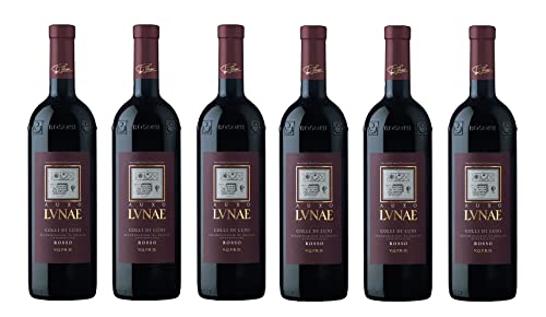 6x 0,75l - 2022er - Lunae - Auxo - Rosso - Colli di Luni D.O.P. - Ligurien - Italien - Rotwein trocken 6x 0,75l - 2022er - Lunae - Auxo - Rosso - Colli di Luni D.O.P. - Ligurien - Italien - Rotwein trocken von Lunae