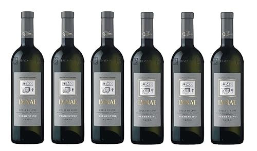 6x 0,75l - Lunae - Etichetta Grigia - Vermentino - Colli di Luni D.O.P. - Ligurien - Italien - Weißwein trocken von Lunae