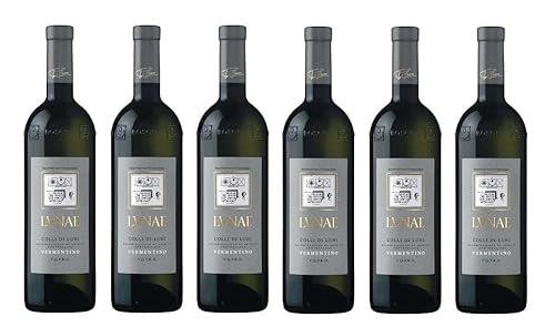 6x 0,75l - Lunae - Etichetta Grigia - Vermentino - Colli di Luni D.O.P. - Ligurien - Italien - Weißwein trocken von Lunae
