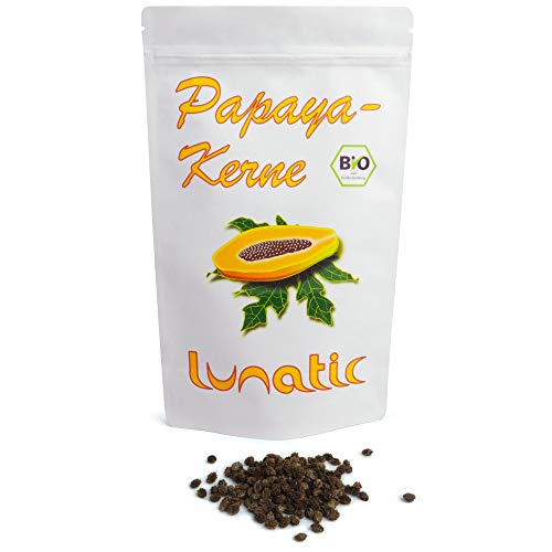 100g Bio Papaya-Kerne - Rohkostqualität von Lunatic