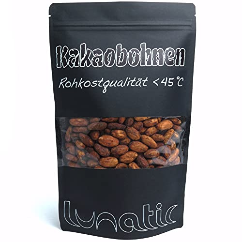 BIO Kakaobohnen Criollo Rohkostqualität 500g von Lunatic