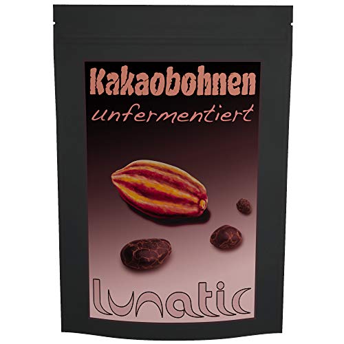BIO Kakaobohnen Roh - Unfermentiert - Ohne Haut 500g BIO Kakaobohnen Roh - Unfermentiert - Ohne Haut 500g von Lunatic