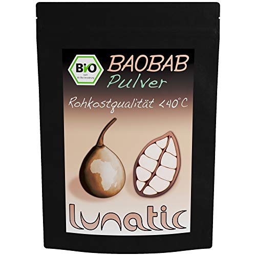 Bio Baobab Pulver Roh 1kg von Lunatic